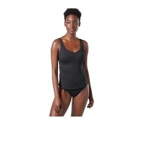 Athleta 34 B/C‎ Bondi Bra Cup Tankini Black Swim Top